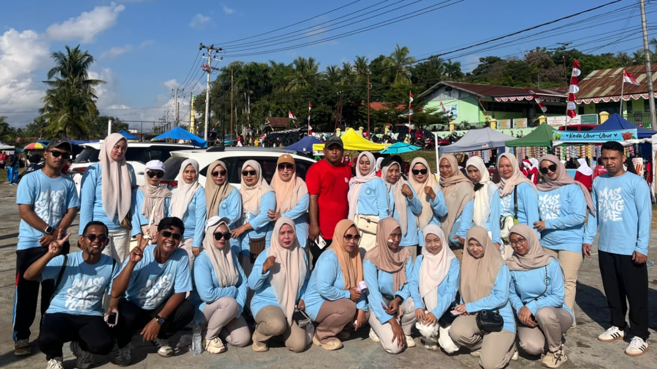 Pemerintah Desa Massangkae Bersama Masyarakat Meriahkan Jalan Santai di Kecamatan Kajuara