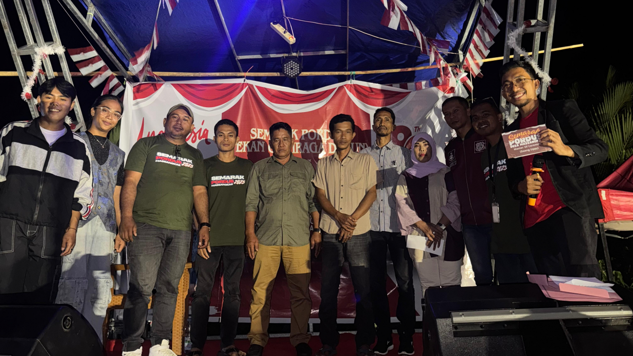 Meriahnya Malam Penutupan Lomba Menyanyi di Desa Massangkae