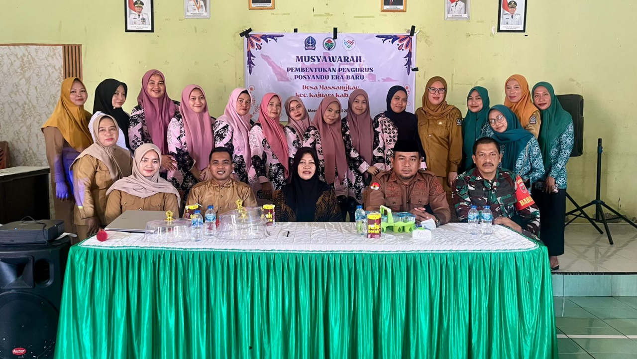 Desa Massangkae Bentuk Posyandu Era Baru dengan Layanan Terpadu