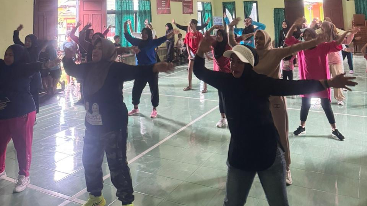 Senam Sehat Meriahkan Desa Massangkae dan Pererat Silaturahmi Warga