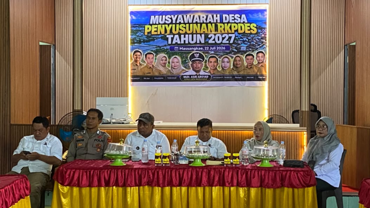 PEMDES MASSANGKAE GELAR MUSYAWARAH DESA PENYUSUNAN RKPDes TAHUN 2027