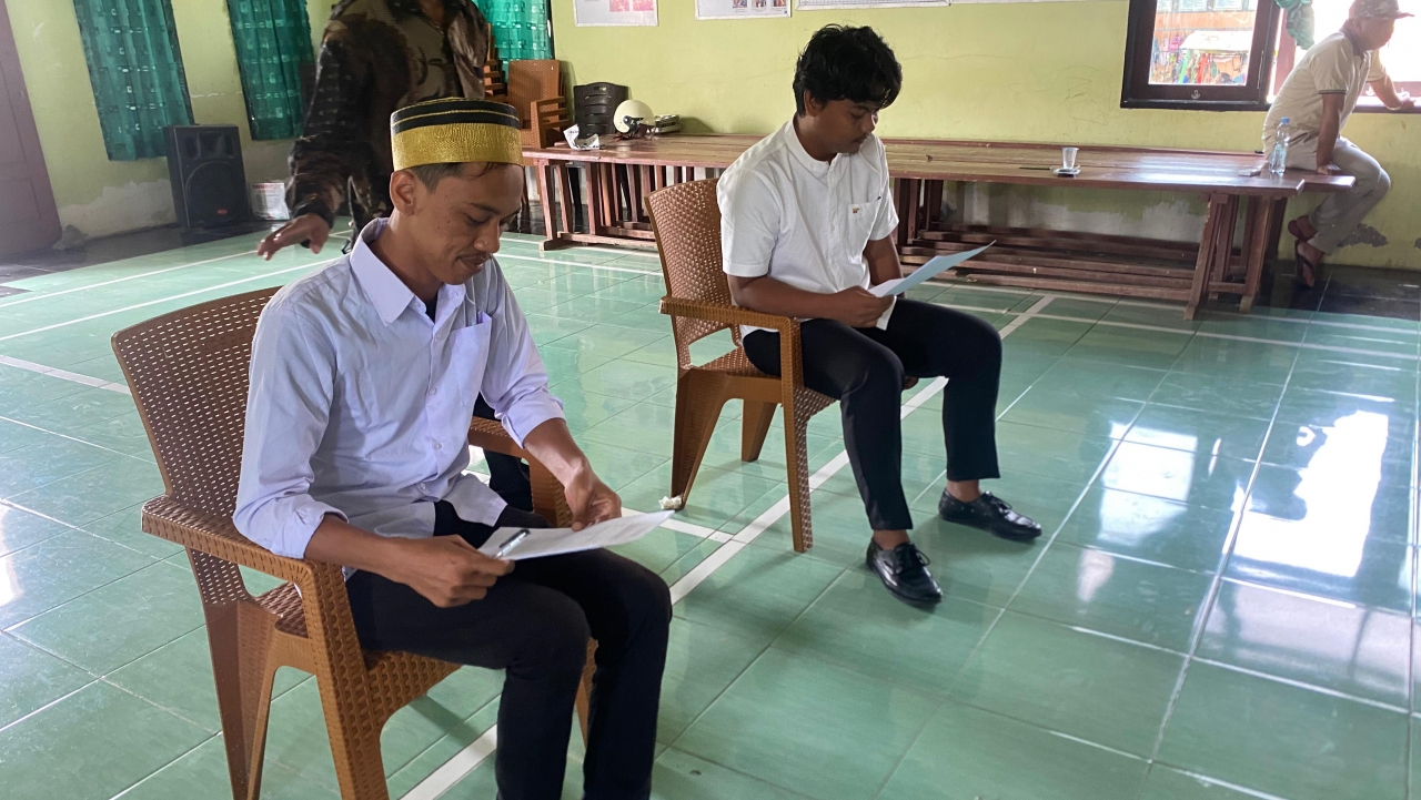 TES TERTULIS DAN WAWANCARA CALON KEPALA DUSUN LAGGOPPO I DIGELAR HARI INI