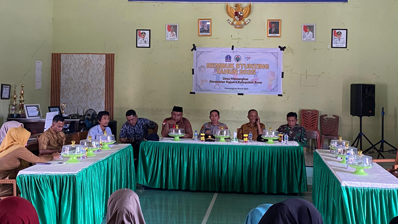 Musyawarah Desa Massangkae Rembuk Stunting 2025 dan Penyusunan RKPDes 2026