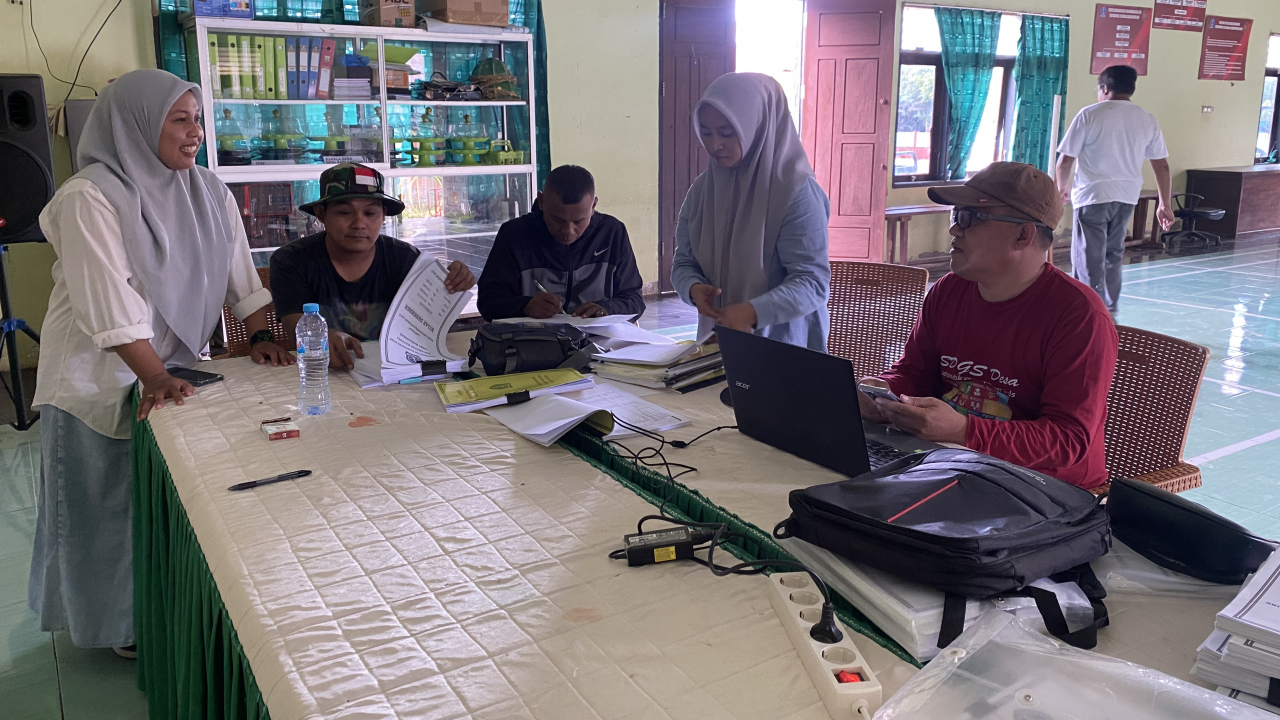 Monitoring dan Evaluasi APBDes 2024 dan Infrastruktur di Desa Massangkae
