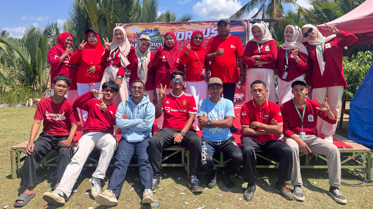 Pemdes Massangkae Gelar Jalan Santai PORDUS 2026, Warga Antusias Ikuti Senam dan Pembagian Doorprize
