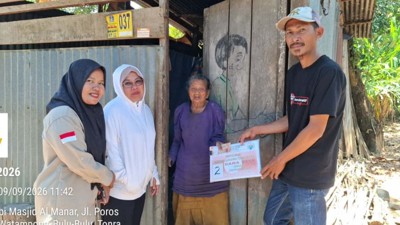 BLT Dana Desa September 2026 Disalurkan Door to Door, Pemdes Bulu Bulu Datangi Langsung KPM Lansia dan Disabilitas