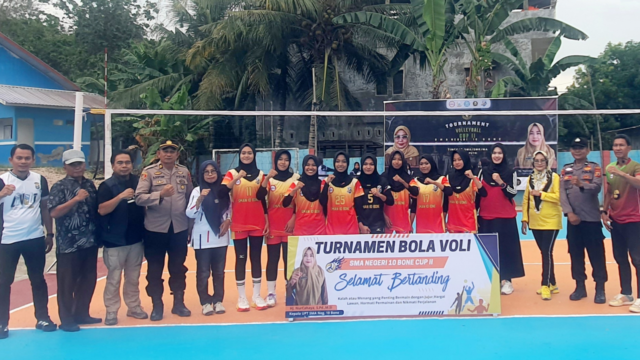 SMA NEGERI 10 BONE GELAR TURNAMEN VOLLEY BALL CUP II TAHUN 2025