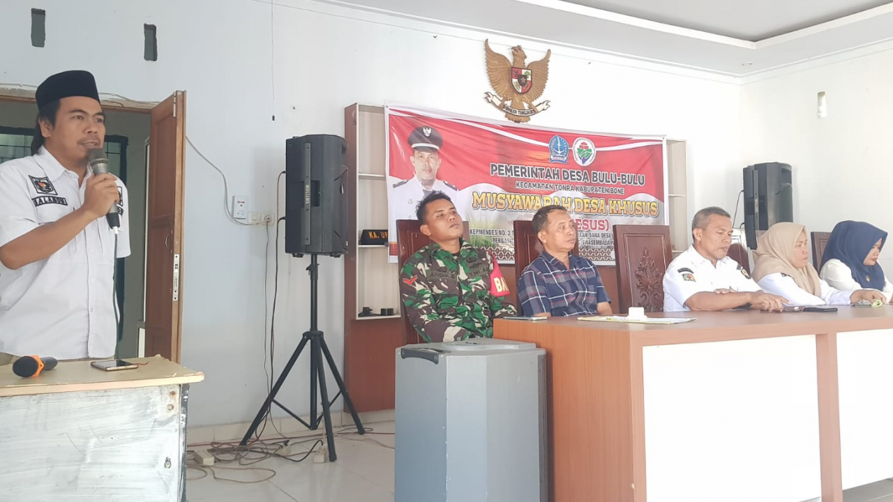 Penyaluran BLT Dana Desa Triwulan Pertama Tahun 2025 di Desa Bulu Bulu