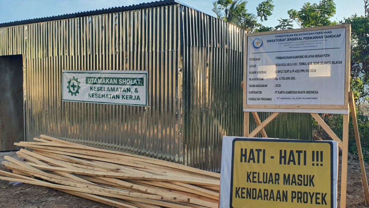 Kampung Nelayan Merah Putih Togeo Mulai Dibangun, Warga Bulu Bulu Berharap Jadi Penggerak Ekonomi Pesisir