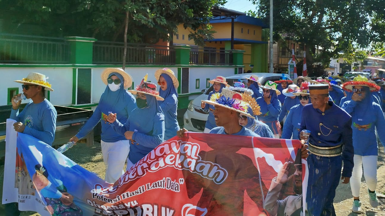 Potensi Hasil Laut Desa Data, Meriahkan HUT RI ke- 79 di Kecamatan Mare