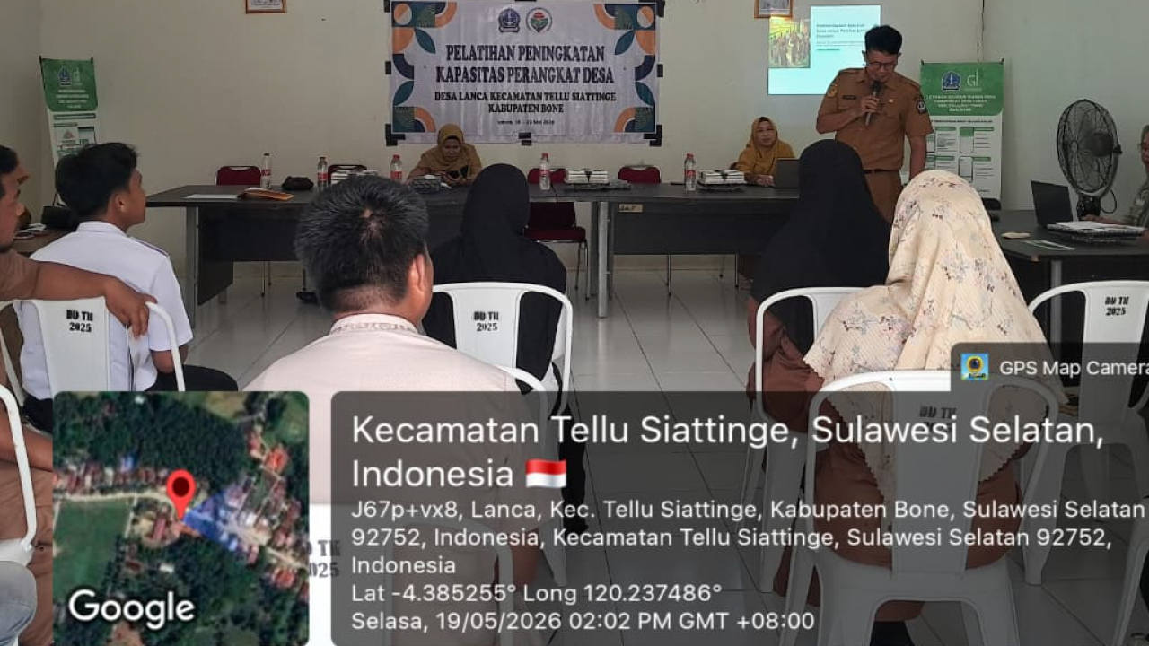 PELATIHAN PENINGKATAN KAPASITAS PERANGKAT DESA LANCA TAHUN 2026