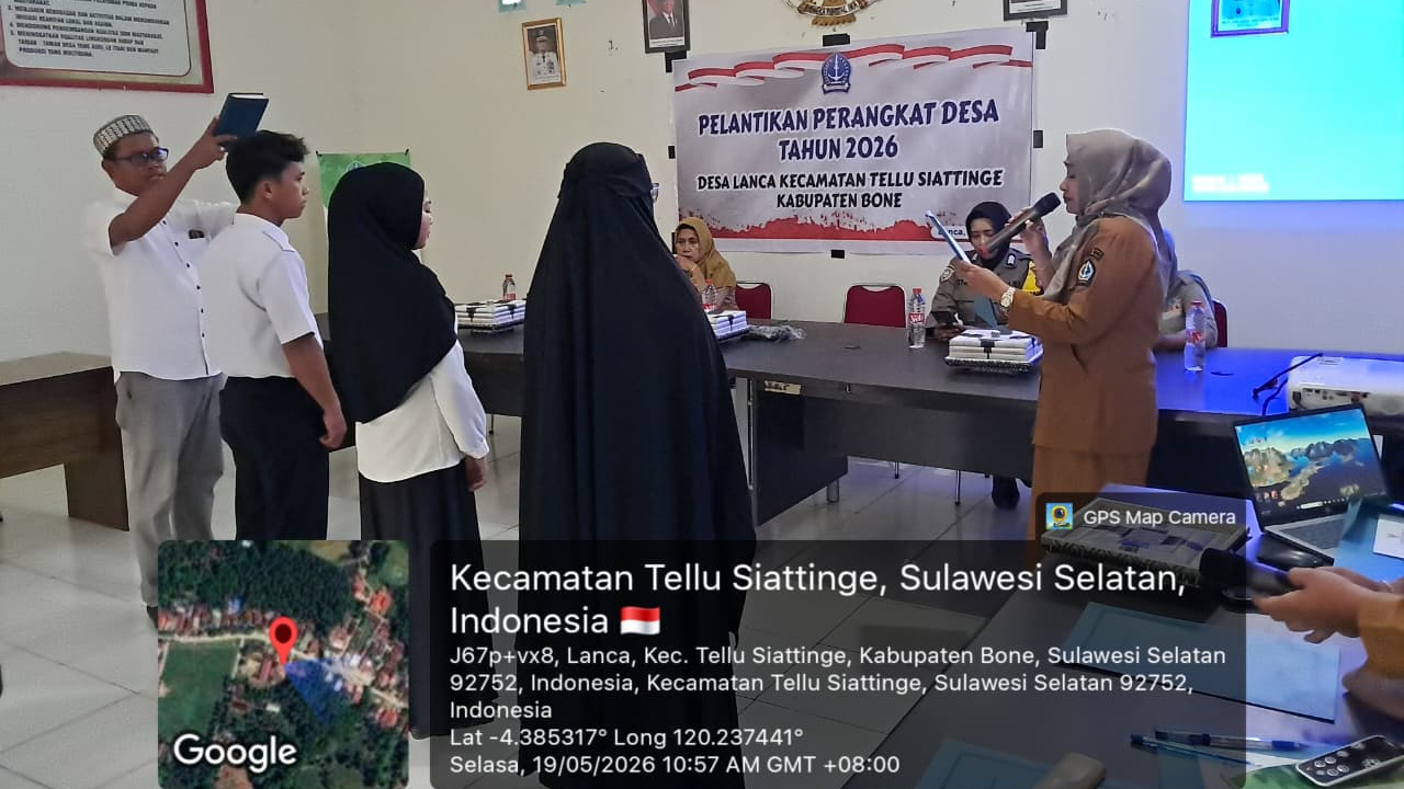 PELANTIKAN PERANGKAT DESA LANCA TAHUN 2026