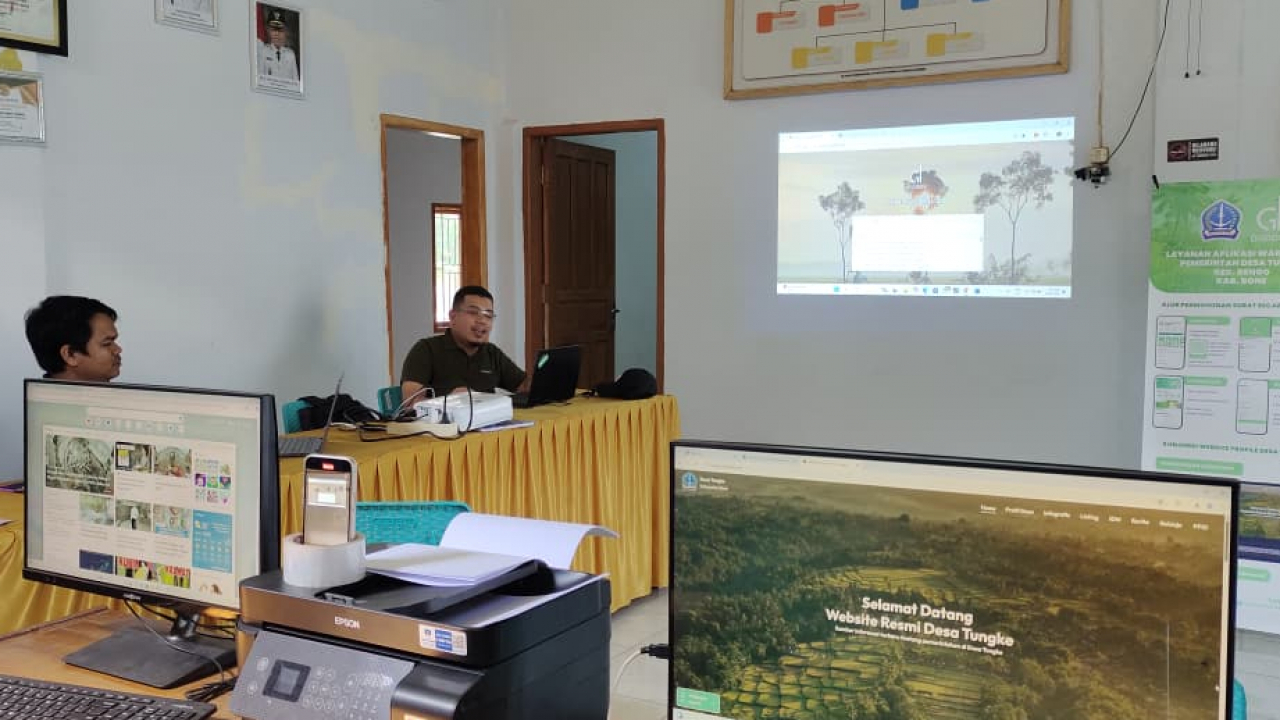 Desa Tungke Antusias Sambut Layanan Digides, Pelayanan Publik Semakin Mudah dan Efisien