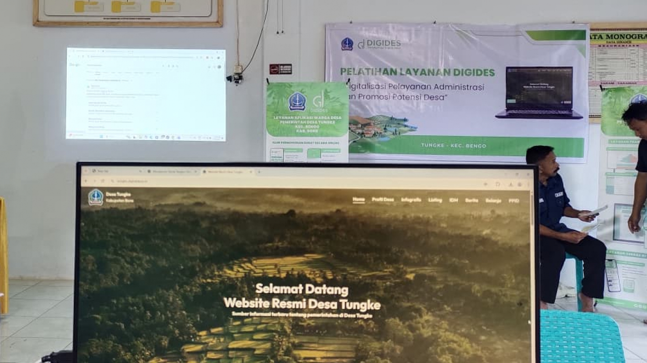 Pemdes Tungke Siapkan Perangkat Desa Hadapi Era Digital Lewat Aplikasi DIGIDES