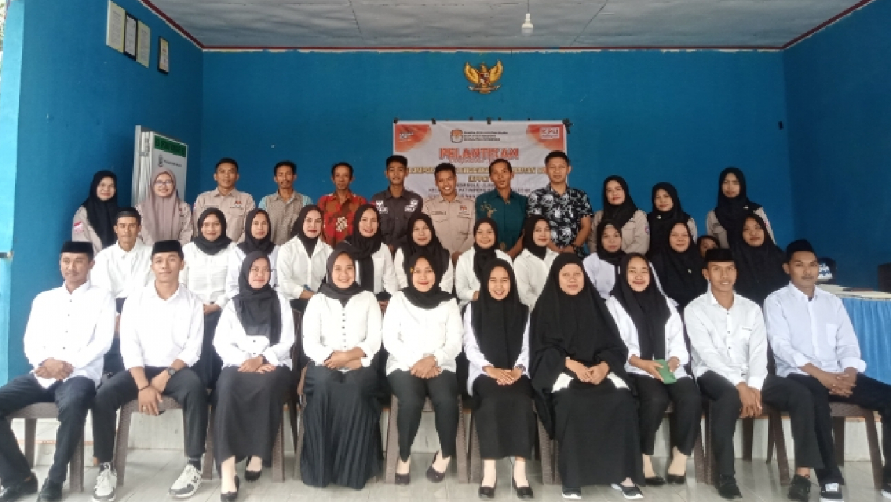 Sebanyak 21 Anggota KPPS Desa Bulu Ulaweng Pemilu 2024 Dilantik