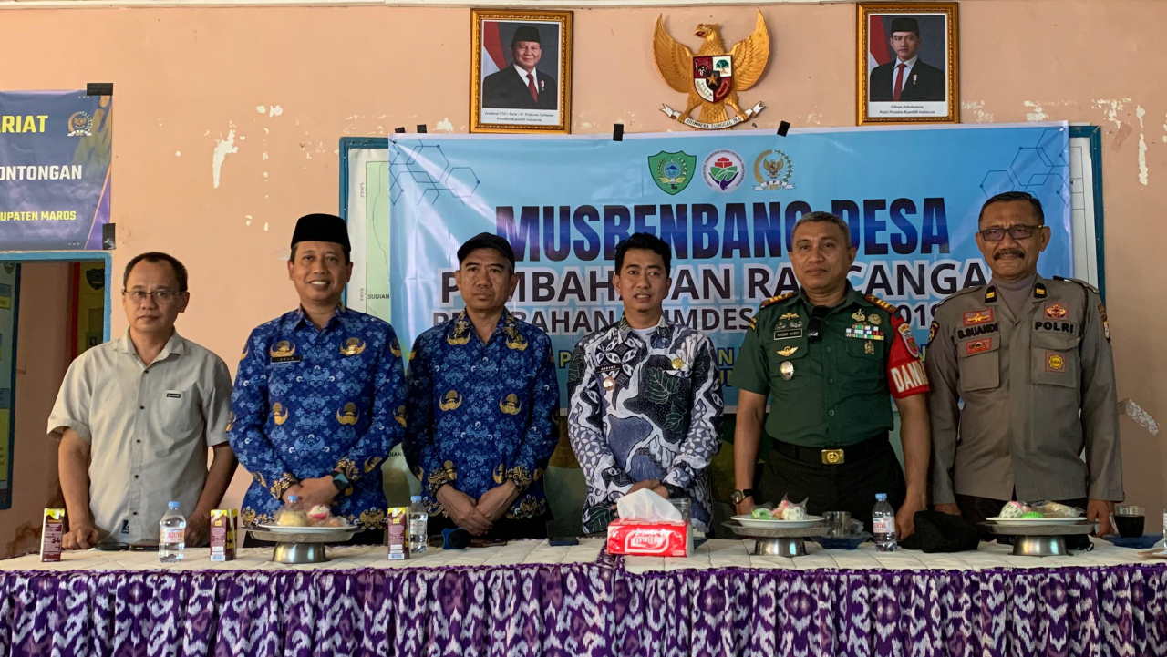 Musyawarah Perencanaan Pembangunan Desa Pattontongang: Merancang Perubahan RPJMDes Tahun 2019-2027