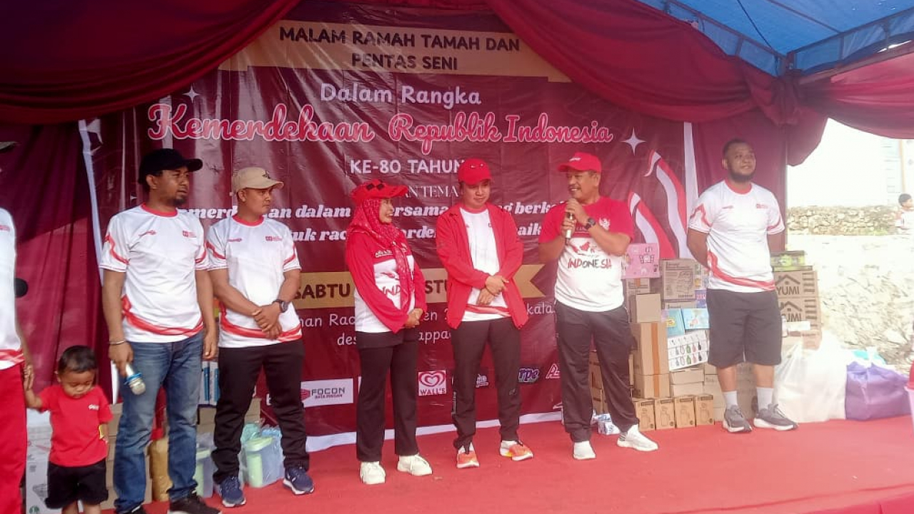 Meriahnya Jalan Santai HUT RI ke-80 di Rachita Garden 2 Bersama Kepala Desa, Sekdes, dan Kadus Takkalasi