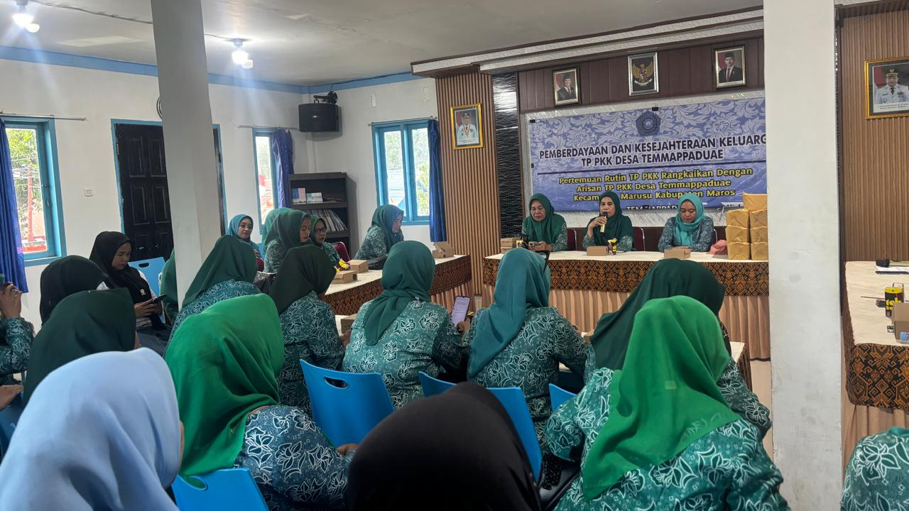 Semangat Kader PKK Temmappaduae Dalam Menghadiri kegiatan Arisan Rutin