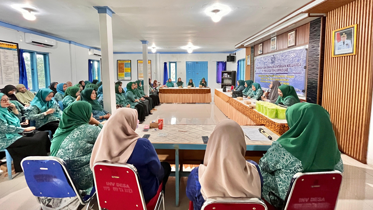 Arisan Rutin TP PKK Desa Temmappaduae Pererat Silaturahmi dan Kekompakan Kader