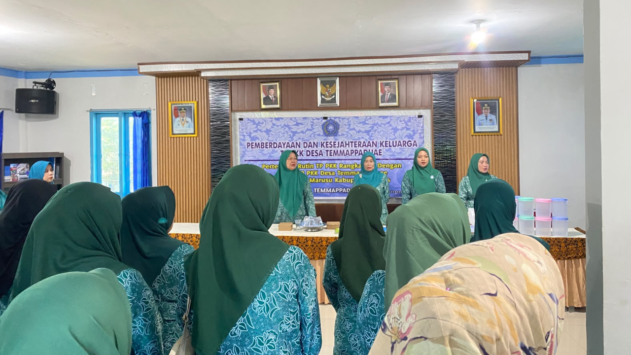 Kegiatan Rutin Arisan PKK Desa Temmappaduae: Mempererat Silaturahmi dan Menguatkan Kebersamaan Warga