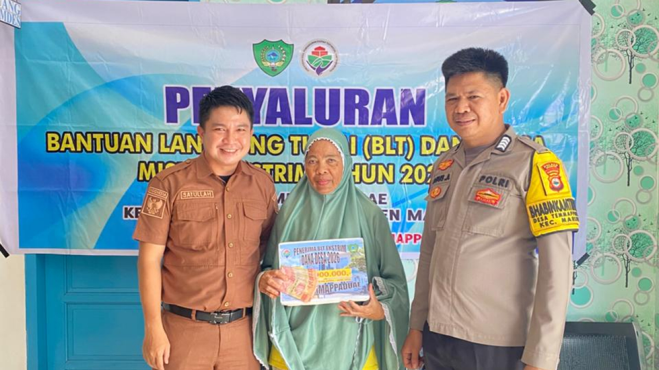 Penyaluran BLT Dana Desa Triwulan II  untuk bulan April-Juni Tahun 2026 di Desa Temmappaduae untuk Masyarakat Miskin Ekstrem