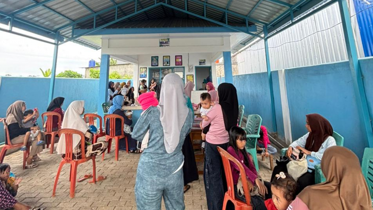 Kegiatan Rutin Posyandu Melati Dusun Takkalasi Desa Temmappaduae