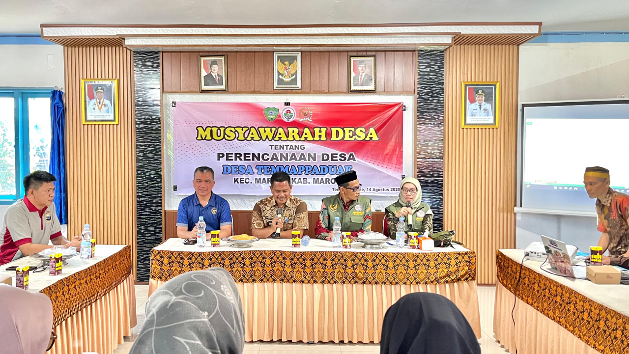 Musyawarah Desa Temmappaduae Bahas Perencanaan Pembangunan Tahun Mendatang