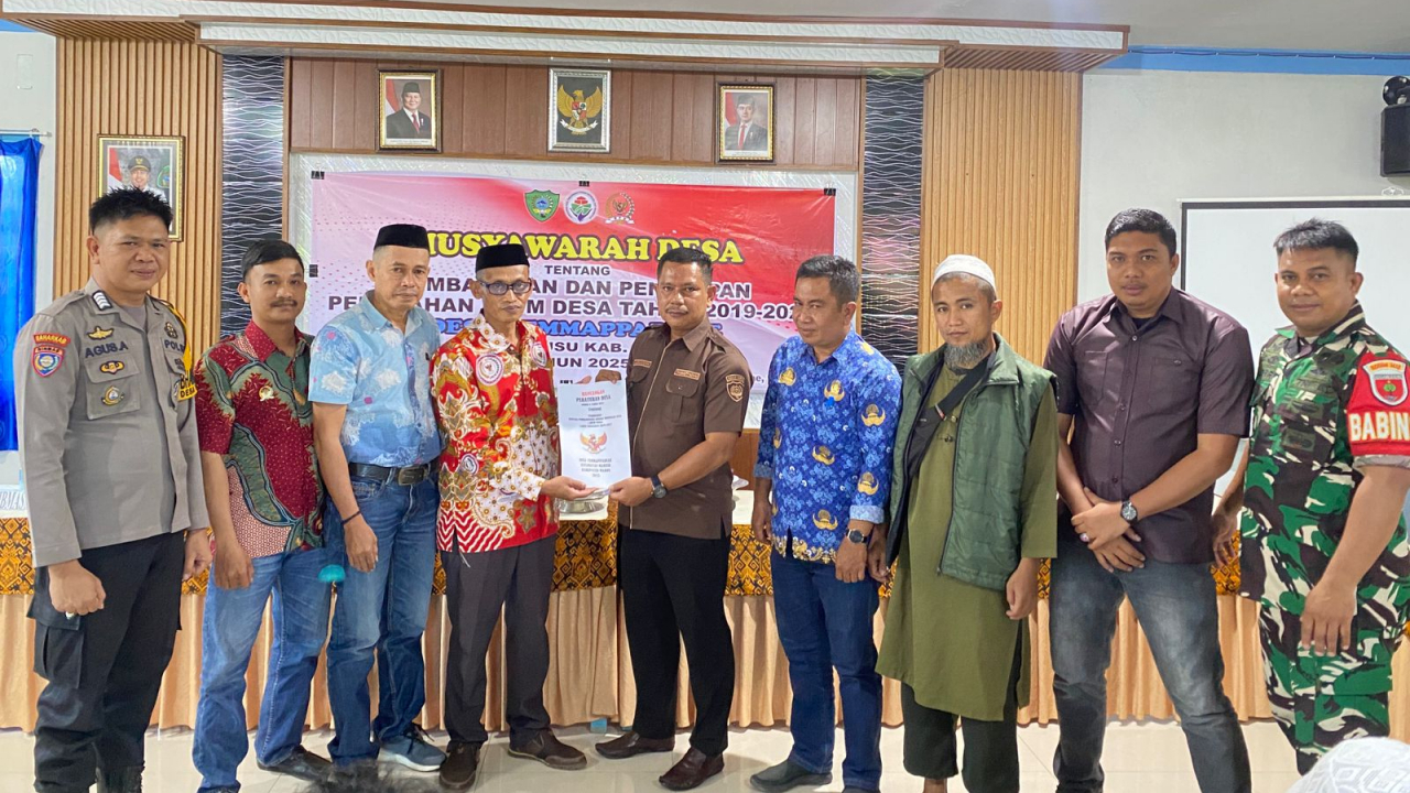 Desa Temmappaduae Gelar MUSDES Penetapan RPJMDes Tahun 2019-2027