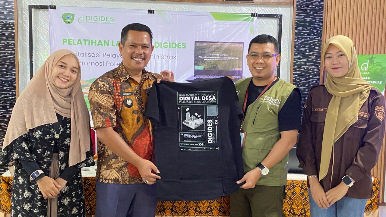 Pelatihan Penggunaan Aplikasi DIGIDES untuk Mempercepat Layanan Surat Keterangan di Desa Temmappaduae