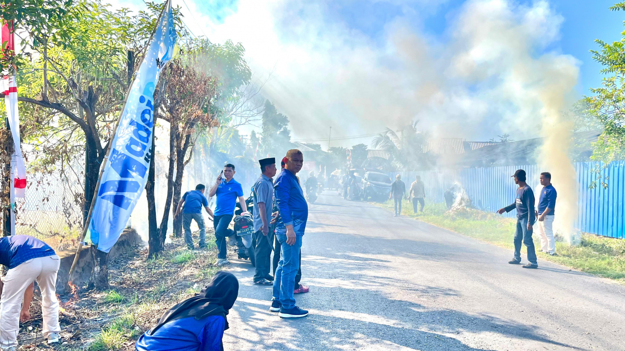 Bapas Makassar Gelar Kerja Bakti di Dusun Pattene, Libatkan Pemerintah Desa dan Warga