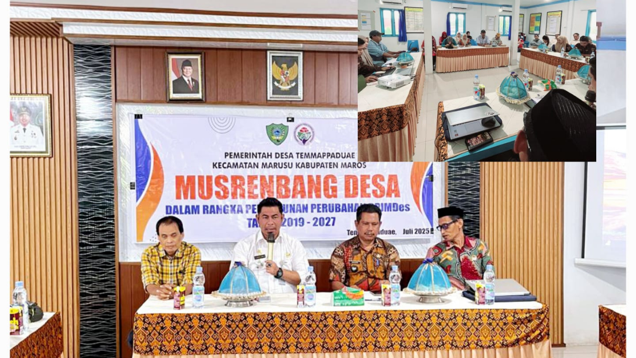 Musyawarah Perencanaan Pembangunan Desa (MUSRENBANGDes) di Desa Temmappaduae: Merancang Perubahan RPJMDes untuk Masa Depan yang Lebih Baik