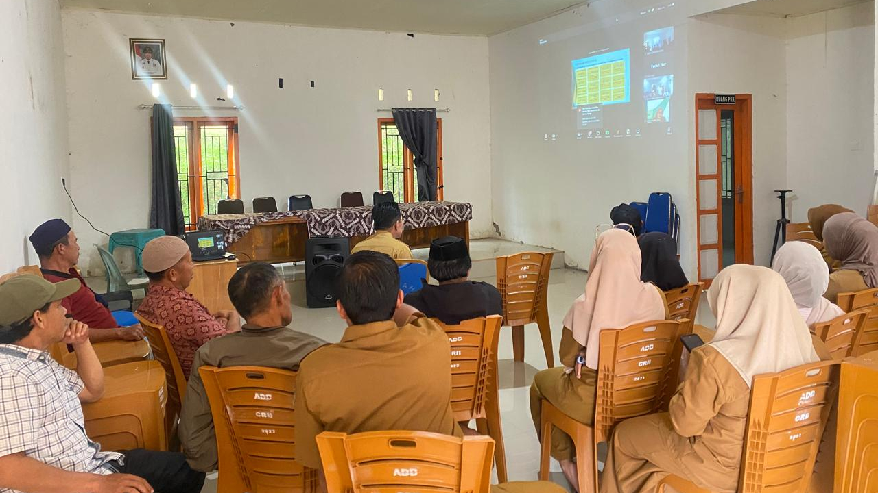 PEMERINTAH PROVINSI SULAWESI SELATAN MELAKASANAKAN RAPAT KOORDINASI, PEMERINTAH DESA CENRANA BARU MENGIKUTI RAPAT KOORDINASI MELALUI VIA ZOOM MEETING