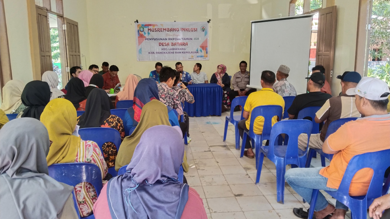 MUSRENBANG INKLUSI PENYUSUNAN RKPDES TAHUN 2026 DESA BATARA