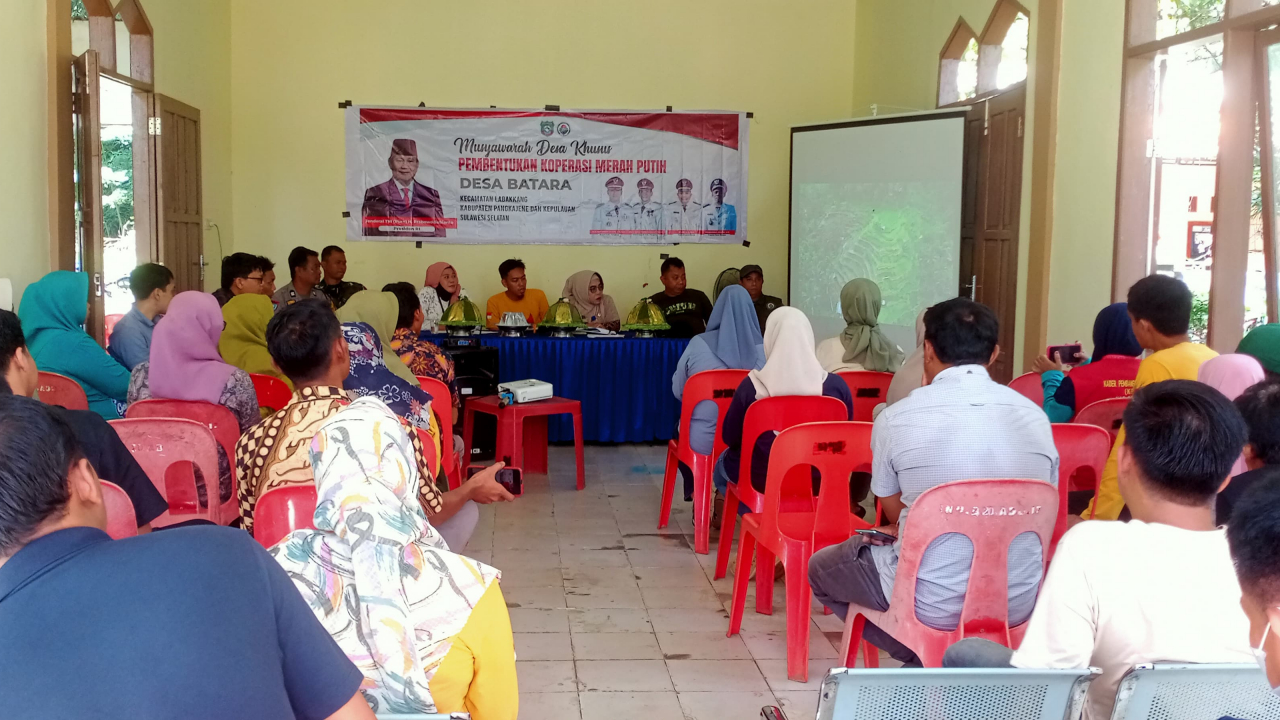 MUSYAWARAH DESA KHUSUS PEMBENTUKAN KOPERASI MERAH PUTIH DESA BATARA