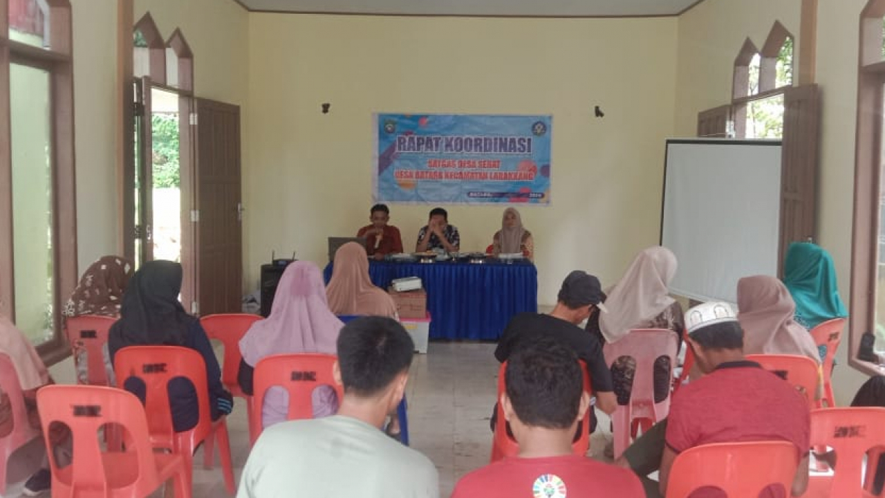 Rapat Koordinasi Pengurus Satgas Desa Sehat Desa Batara