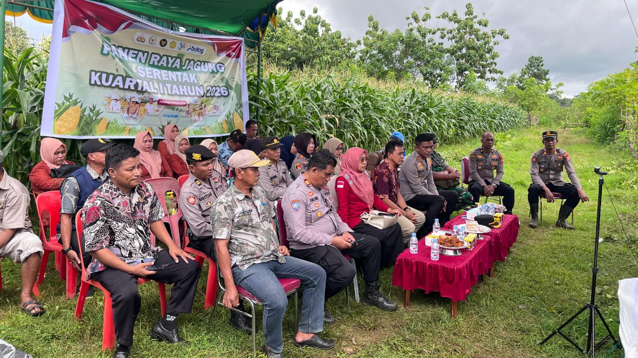 ZOOM MEETING BERSAMA POLRES PANGKEP, DALAM RANGKA PANEN RAYA JAGUNG SERENTAK KUARTAL I TAHUN 2026