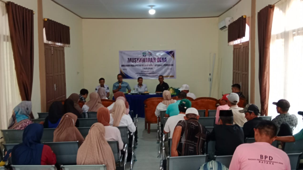 MUSYAWARAH DESA ANGGARAN PENDAATAN BELANJA DESA (APBDes) PERUBAHAN TAHUN 2026