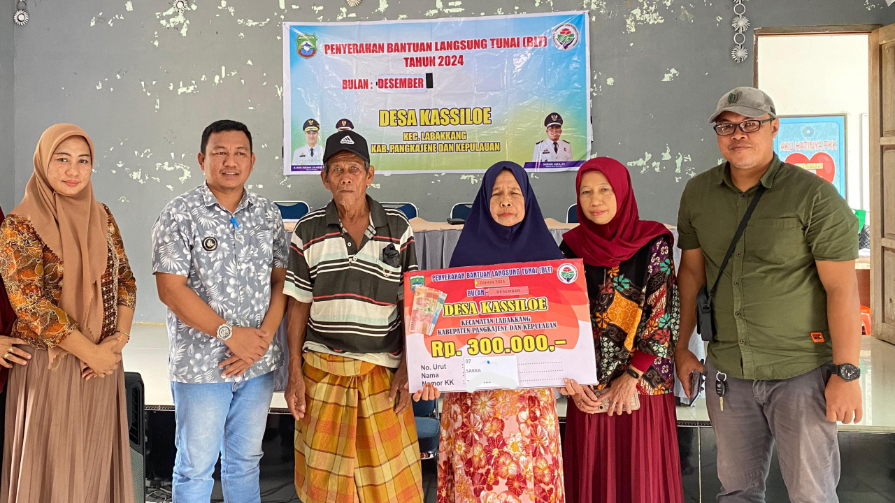 Penyaluran BLT Desa Kassi Loe Bulan Desember 2024