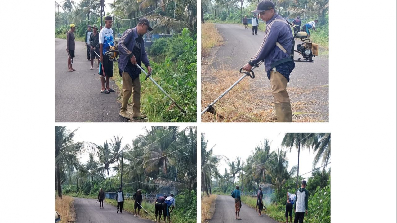 Kerja Bakti di Dusun Boddie, Desa Kassi Loe