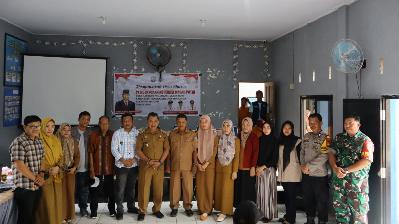 Musyawarah Desa Kassi Loe:  Mendorong Pembentukan Koperasi Desa Merah Putih Tahun 2025