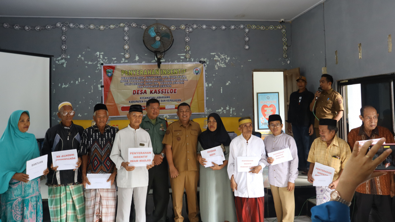 Insentif Desa Kassi Loe: Apresiasi dan Dukungan Masyarakat