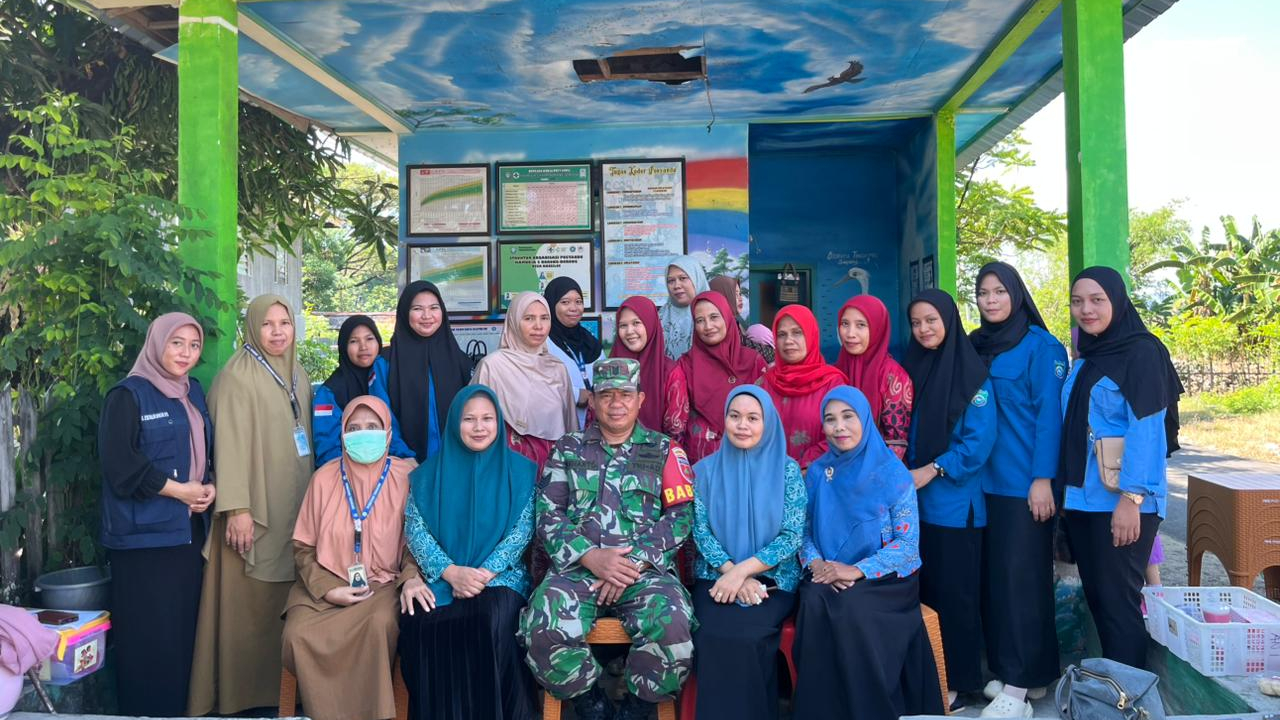 Posyandu Bayi dan Balita posyandu Kamboja 2 Dusun Kassi loe Kampung Borong Borong Desa Kassiloe Kembali Di gelar
