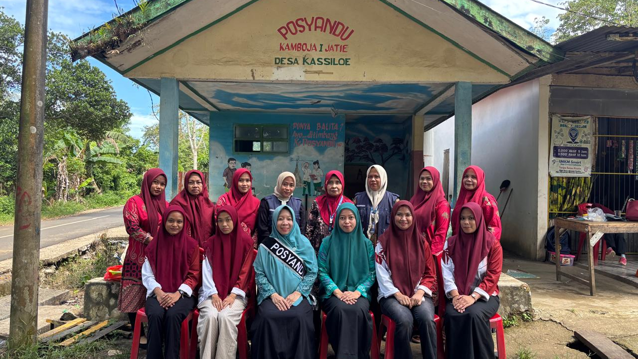 Posyandu bayi dan balita sekaligus posyandu Era Baru Desa Kassi Loe: PMT Bergizi,Balita sehat Cek Kesehatan ILP, Masyarakat Sehat