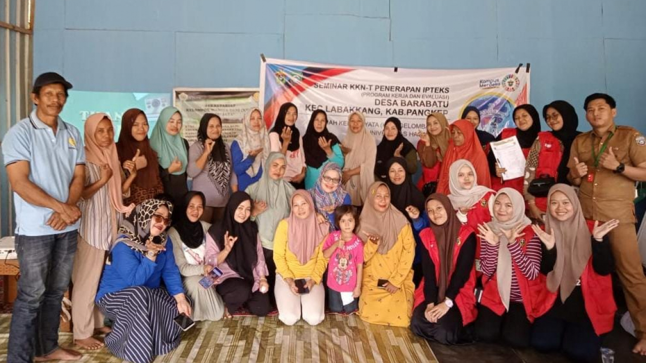 Sosialisasi Pembuatan Mol oleh KKN Universitas Hasanuddin Gelombang 112