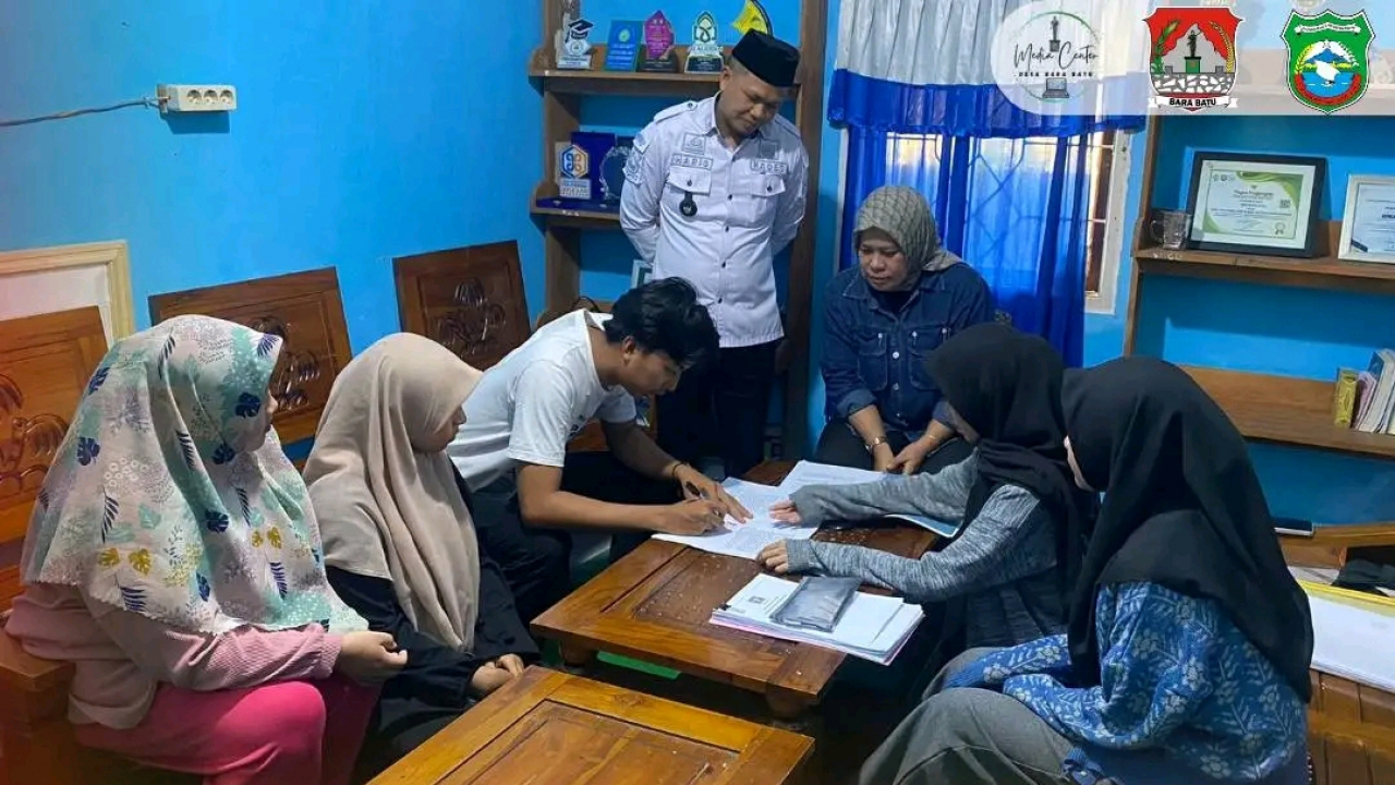 Penandatanganan Akta Pendirian Koperasi Desa Merah Putih Bara Batu