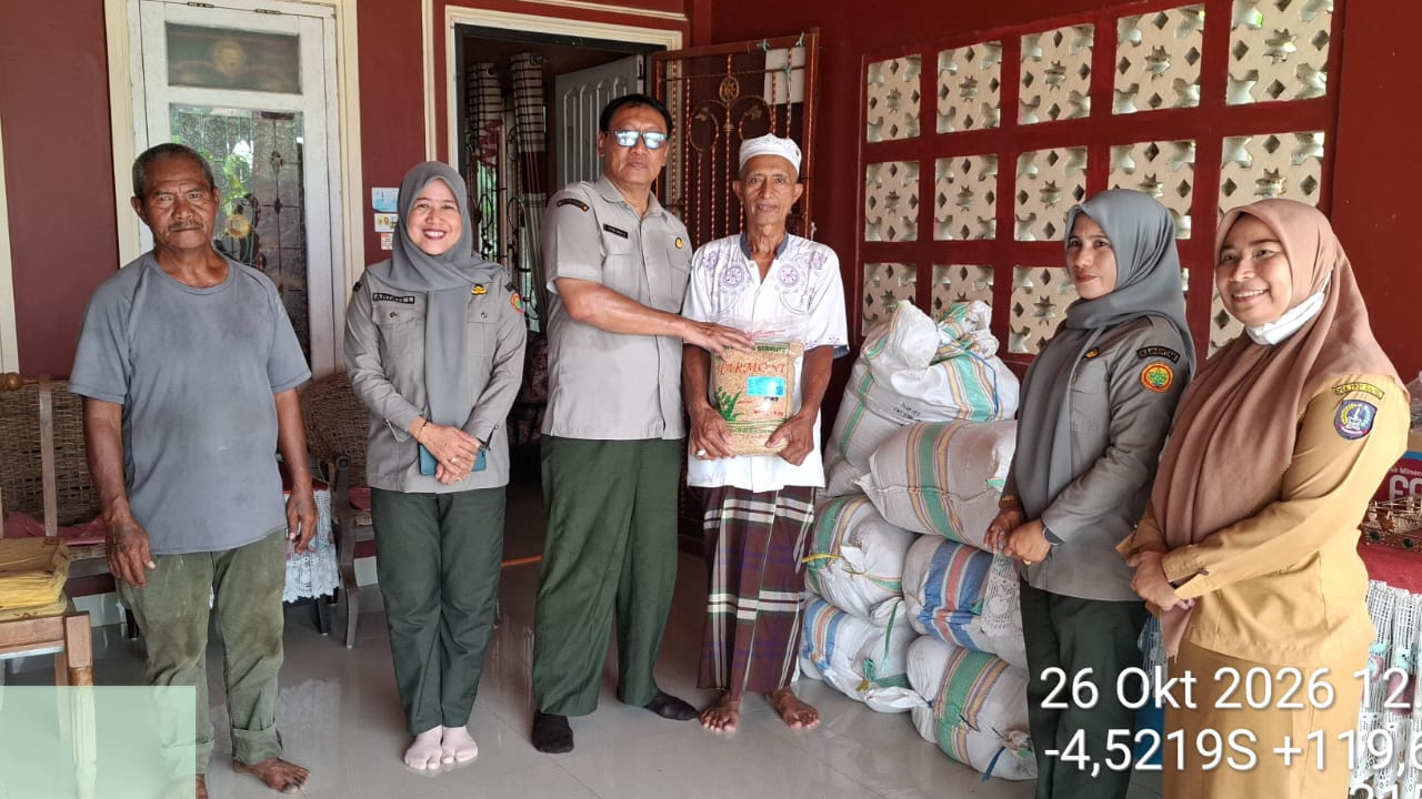 Lima Kelompok tani di Desa Lalabata Terima Bantuan 2,8 Ton Benih Padi Program PM-AAS 2026
