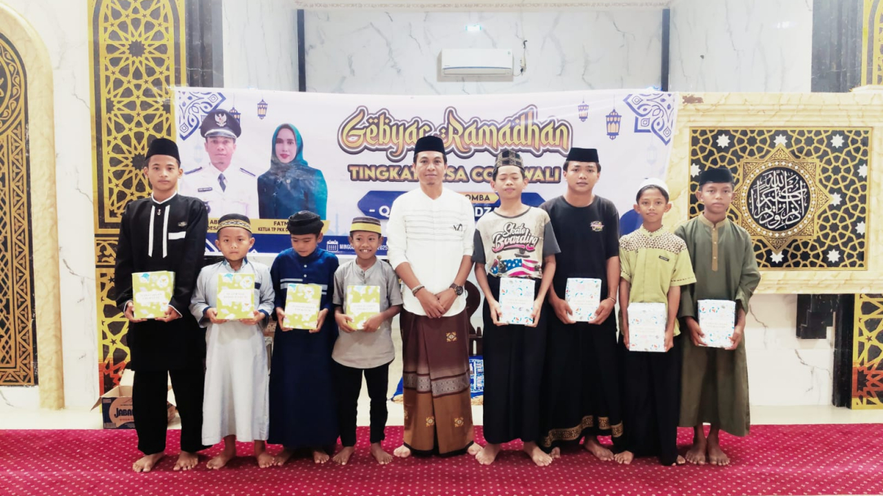 Meningkatkan Kecintaan pada Islam, Anak-Anak Desa Corawali Ikuti Lomba Adzan