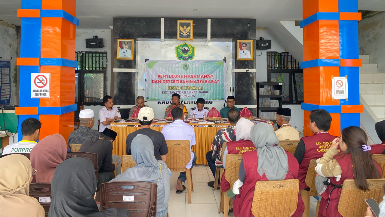 Penyuluhan Kamtibmas di Desa Corawali, Warga Didorong Aktif Jaga Keamanan Lingkungan