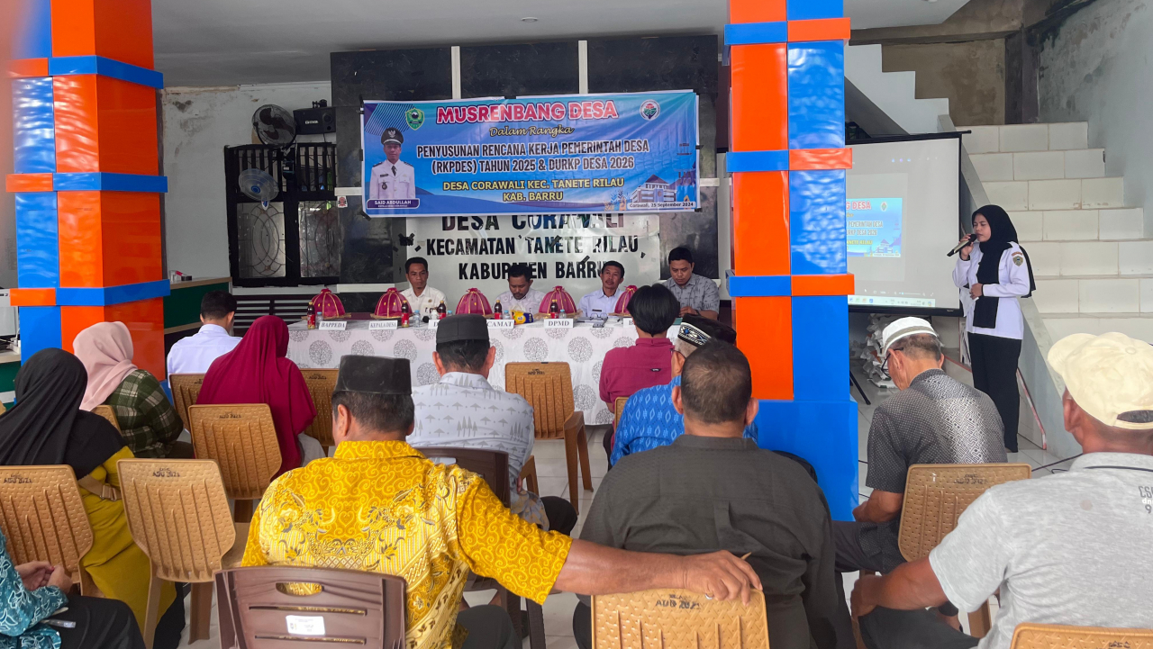 **Musyawarah Rencana Pembangunan Desa (Musrenbangdes) di Desa Corawali: Menuju Perencanaan Pembangunan yang Partisipatif**