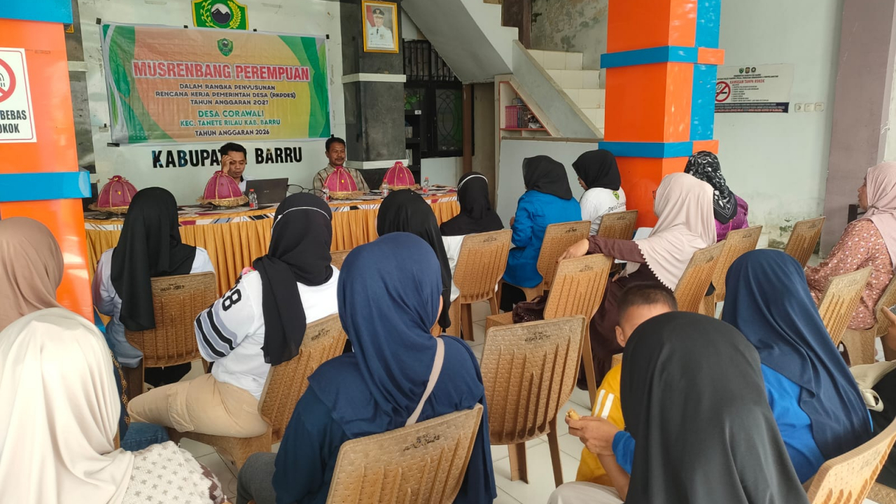 Pemerintah Desa Corawali Gelar Musrenbang Perempuan untuk Perencanaan Pembangunan Inklusif
